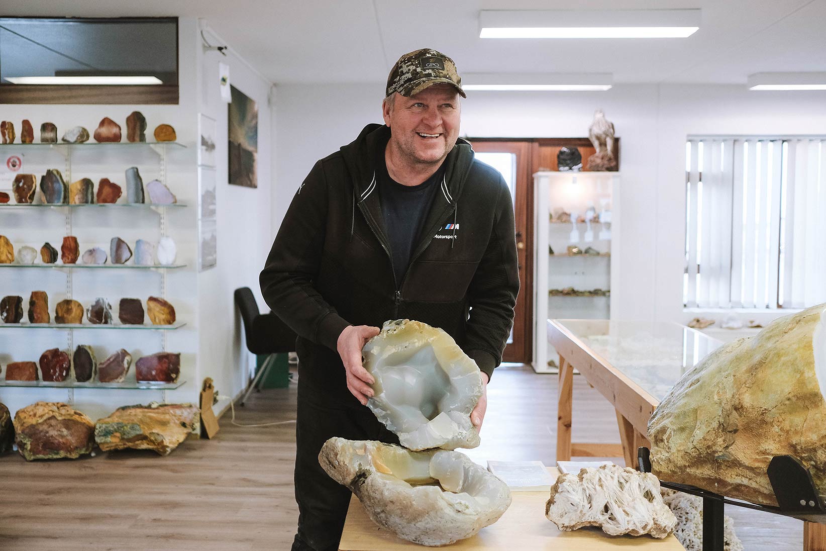 Auðunn´s stone collection in Djúpivogur Auðunn´s stone collection in Djúpivogur