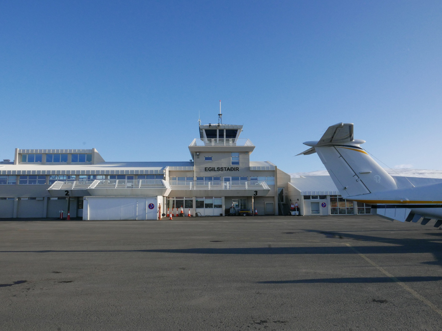 Airplane at Egilsstaðir Airport