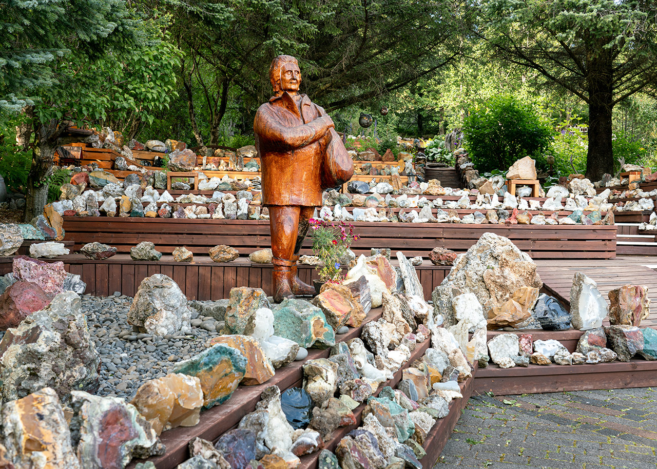 Petra's stone collection is located in Stöðvarfjörður