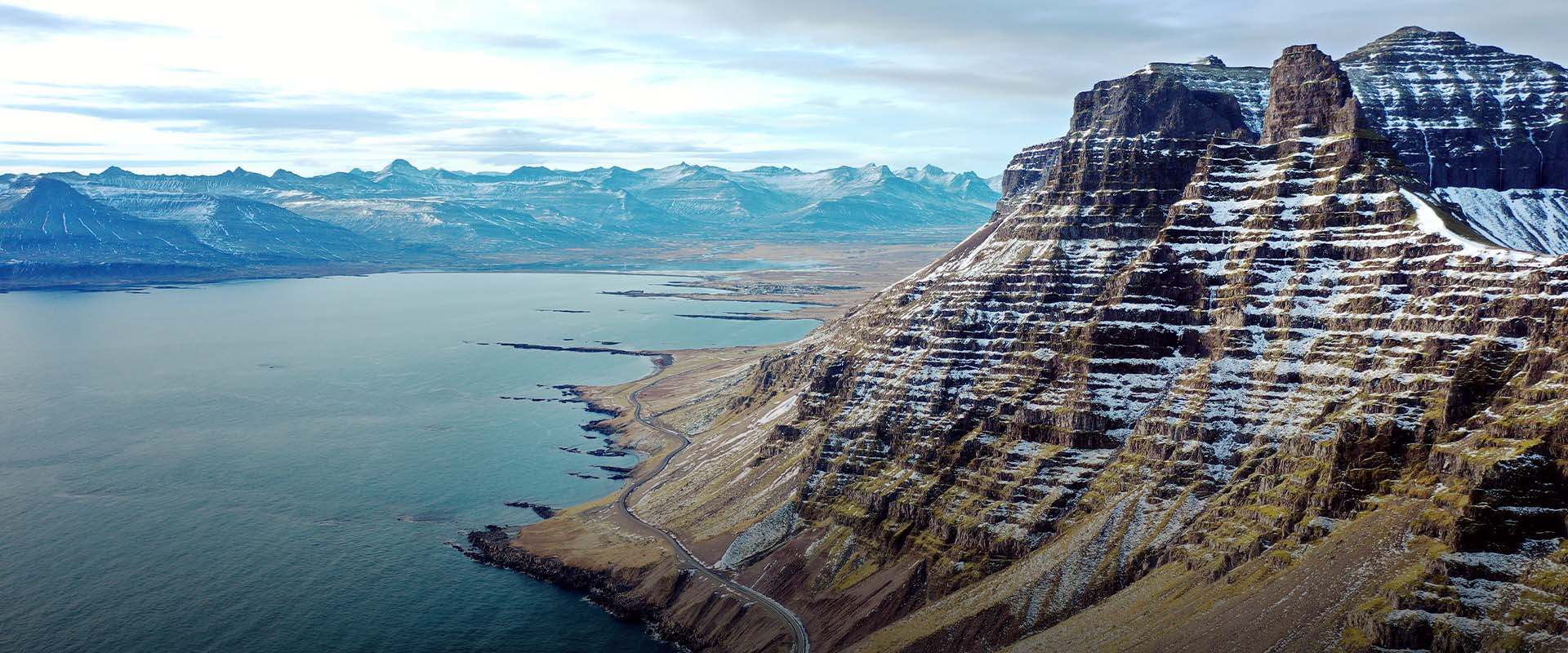 The road from Stöðvarfjörður to Breiðdalsvík