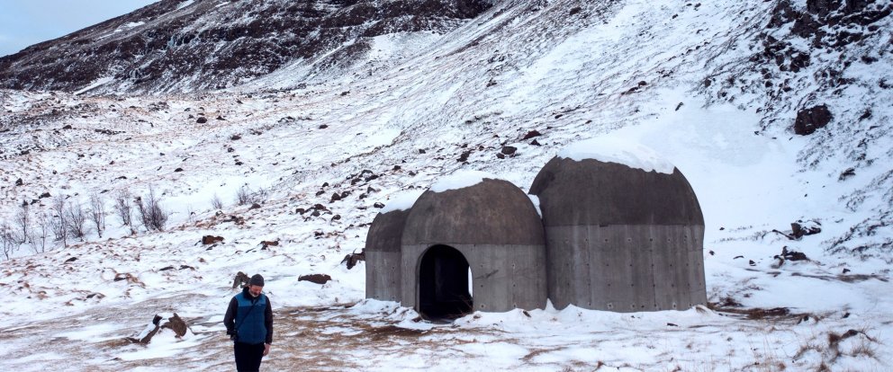 Tvísöngur sound sculpture in Seyðisfjörður. Photo: Ingvi Örn Þorsteinsson