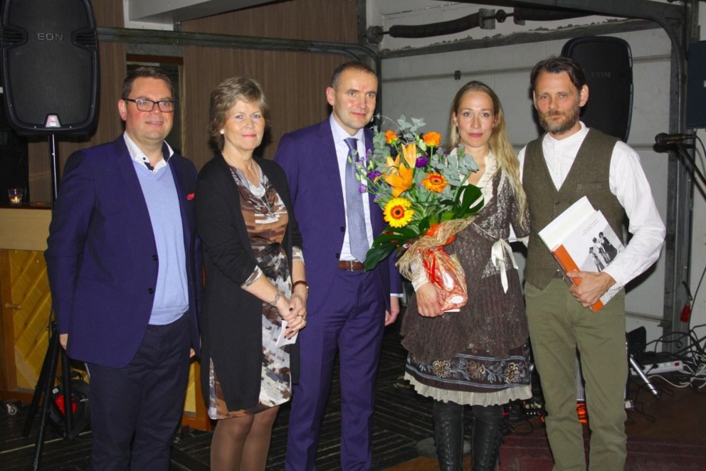 Frá afhendingu verðlaunanna. Mynd: SAF.