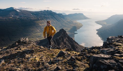 Útsýnið af Bjólfi yfir Seyðisfjörð. Ljósmynd: Þráinn Kolbeinsson