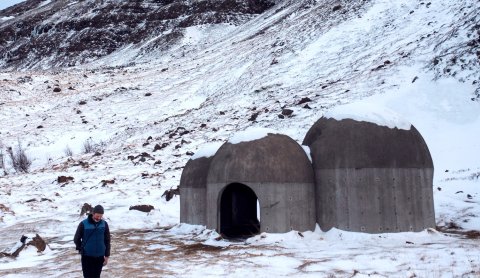 Tvísöngur sound sculpture in Seyðisfjörður. Photo: Ingvi Örn Þorsteinsson